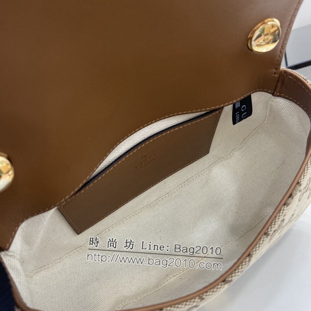 Gucci專櫃古馳最新款Blondie系列迷你肩背包斜挎女包 jh2146型號：815700